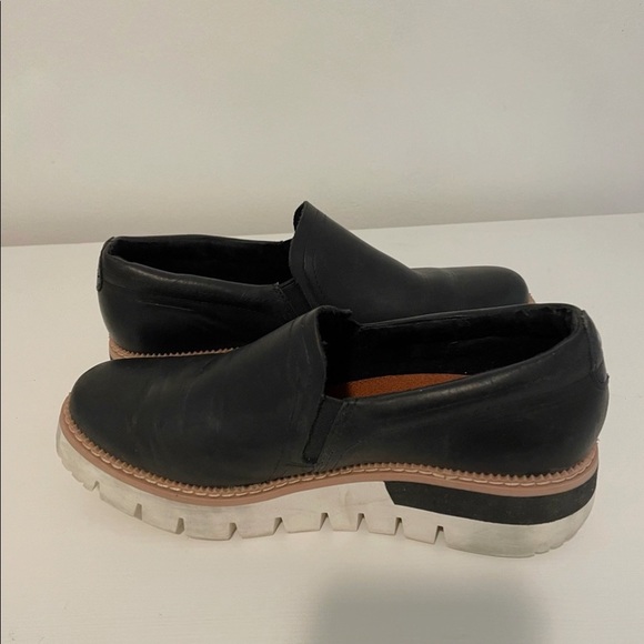 CAT leather loafer platform with heel - Picture 5 of 5